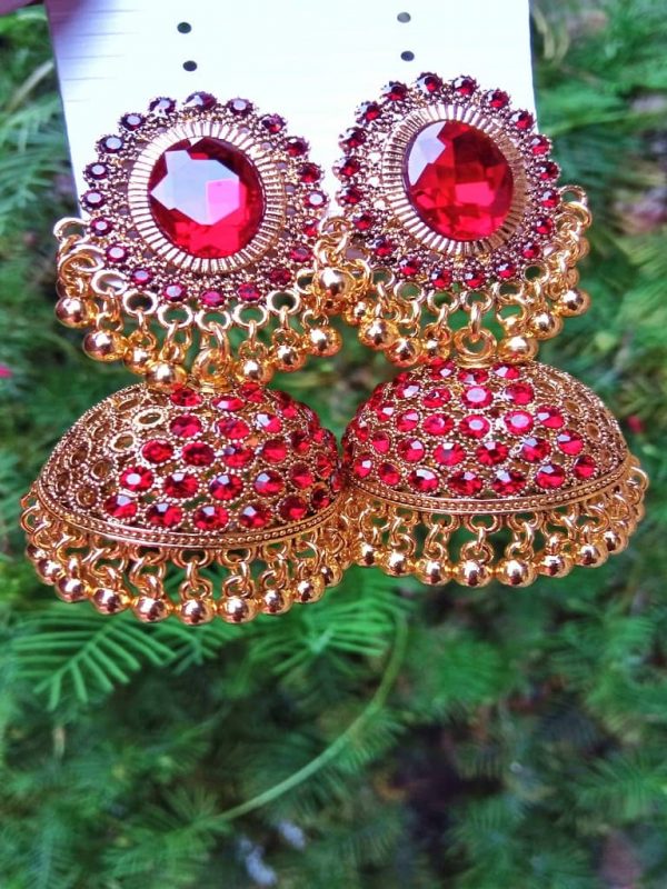 Jhumka Earrings - Churidar-Lets Order Your Products