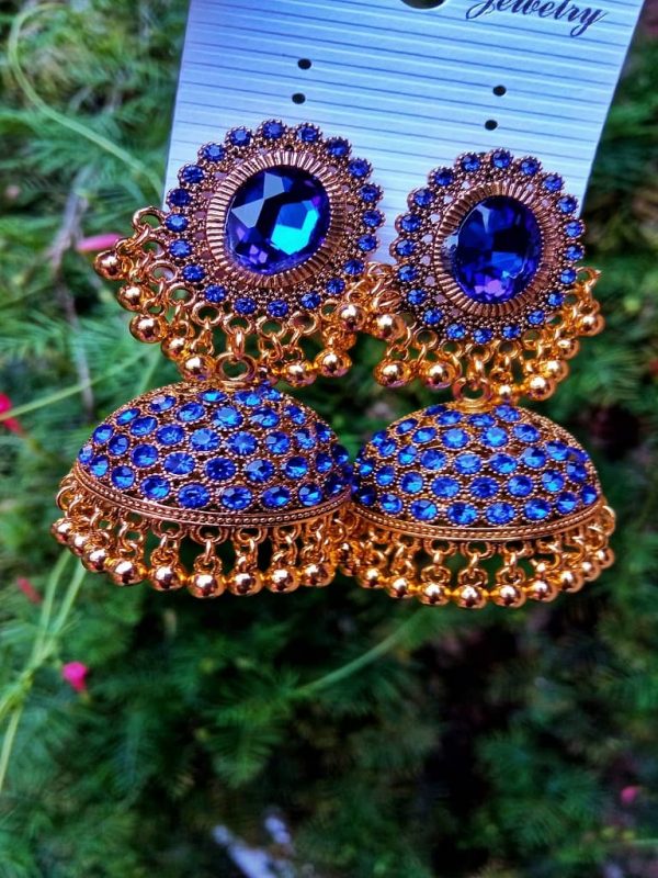 Jhumka Earrings - Churidar-Lets Order Your Products