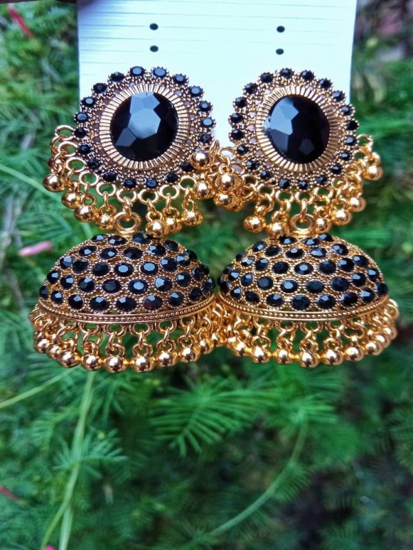 Jhumka Earrings - Churidar-Lets Order Your Products