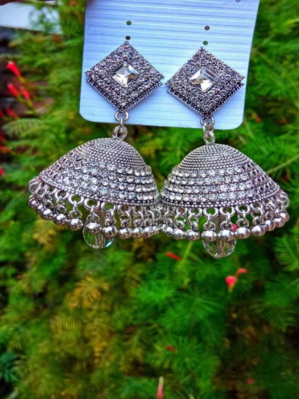 Jhumka Earrings - Churidar-Lets Order Your Products