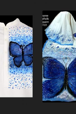Branded Matching Butterfly Couple Dress
